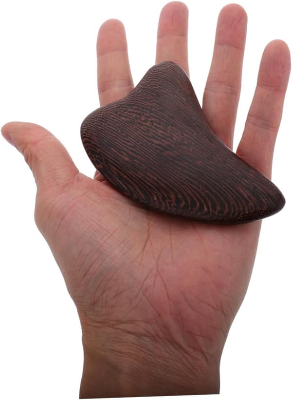 Heart-shaped Wooden Scraping Board Gua Sha Tool for Body and Face Massage
