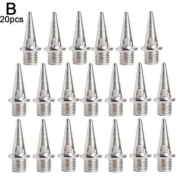 Erstatningspigger for løpesko 20 x Pyramidpigger Lange pigger Long spikes