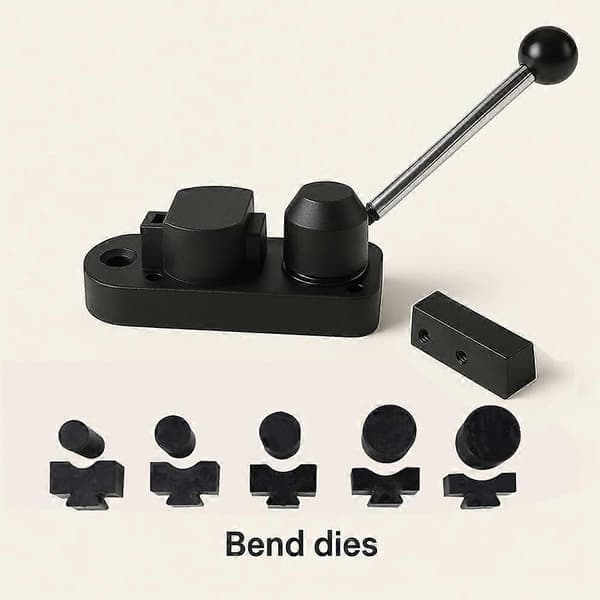 Ring Bending Tool Set with Adjustable Dies - Precision Wire Bending Tool for Spoon Rings, Soft Metal Jewelry Making for Copper
