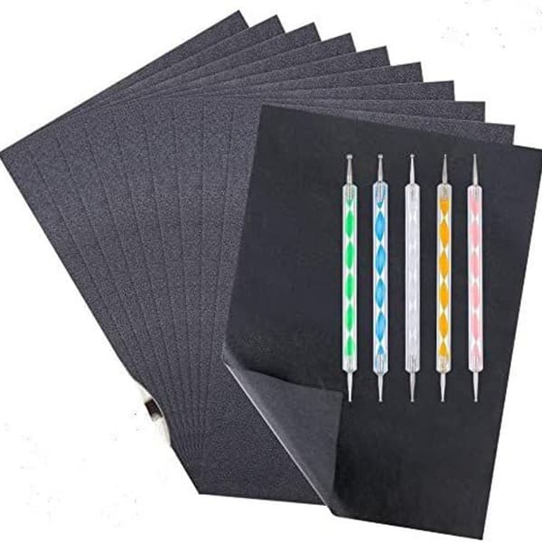 100 ark carbonpapir, A4 grafitpapir overføringspapir, carbonpapir KLB