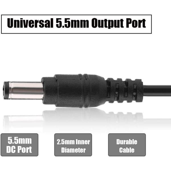 Universal strømadapter, AC 100-240V DC 21V 2A Erstatningsoplader til lithium-ion-batteri Sikker oplader til hjemmeelektronik. (EU)