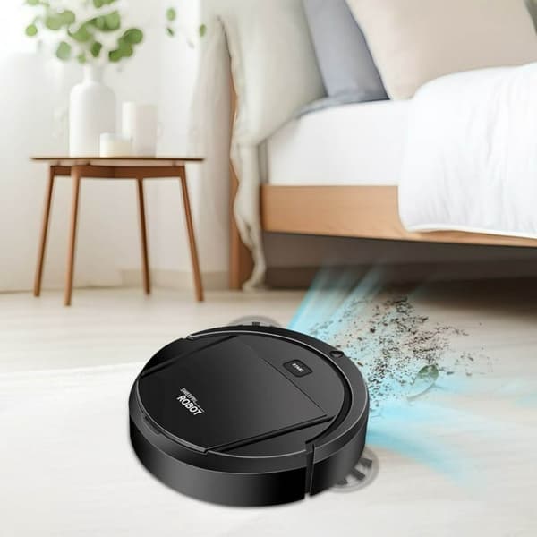 3-in-1 Robotic Vacuum Cleaner and Mop, Advanced Suction Technology Without Roller Brush, Wi-Fi-Enabled Smart Navigation, Rechargeable Battery