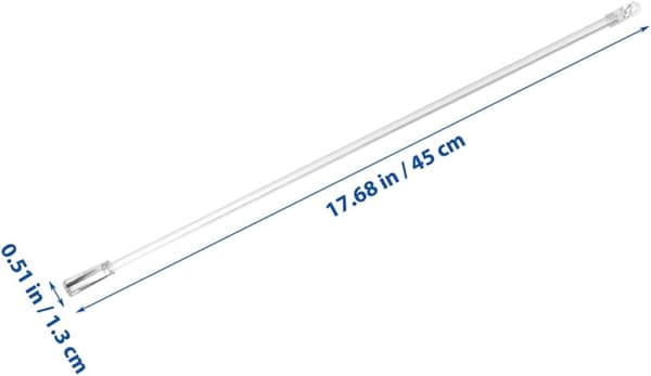 6pcs Acrylic Blind Wand Replacement with Hook, Simple and Generous Design, Practical Tool