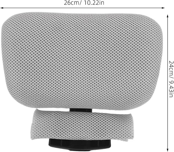 Office Chair Headrest Thickened Headrest Pillow, Adjustable Clampable Headrest Pillow