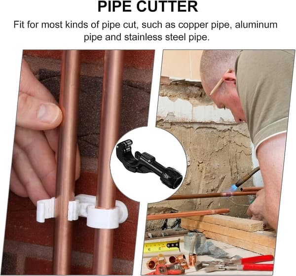 Rørkutter i stål, hurtigvirkende, for aluminium, kobber, messing, PVC, rustfritt stål