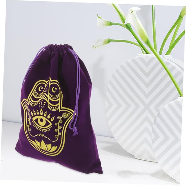 Velvet Drawstring Pouch for Jewelry Storage Small Decorative Drawstring Bag