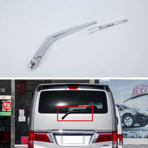 til NV200 Evalia 2010-2018 ABS Forkromet Bagrudeviskerdæksel Bil Styling Auto Visker Dekoration Tilbehør
