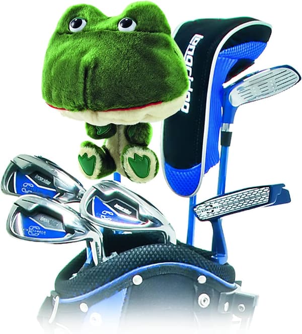 1 st grön groda - Golf headcover - Golfklubbskydd