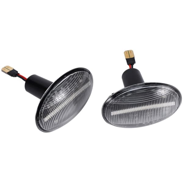 Bil LED Sideblinklys Blinkerlys Flash for R55 R56 R57 R58 R59 -R56--Sm Hvit