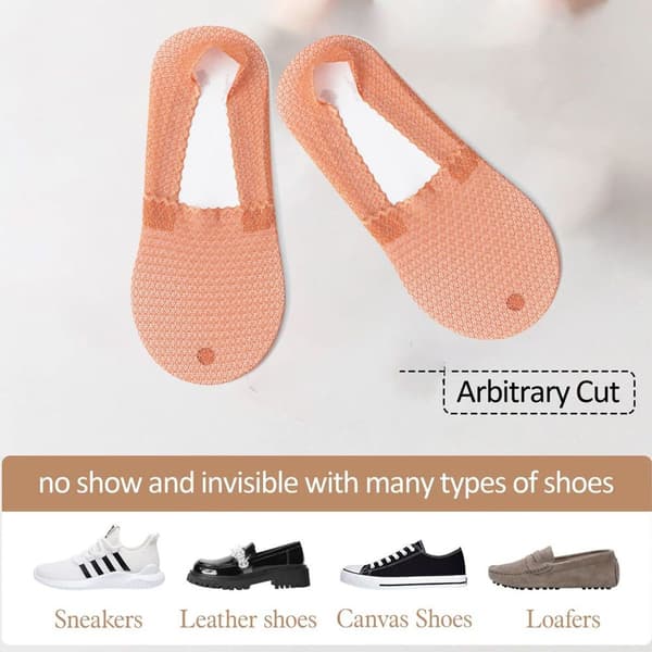 Low-cut socks, non-slip socks, breathable, cool, tight orange KLB