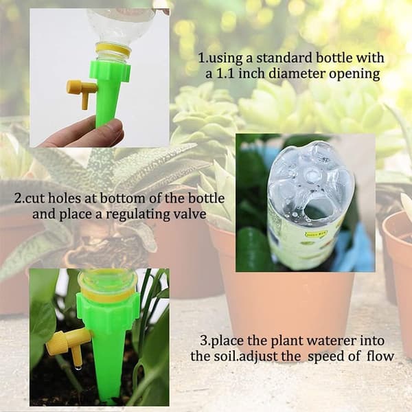 Drip Irrigation Kit 16 Pieces Automatic Sprinklers DIY Automatic Plant B KLB