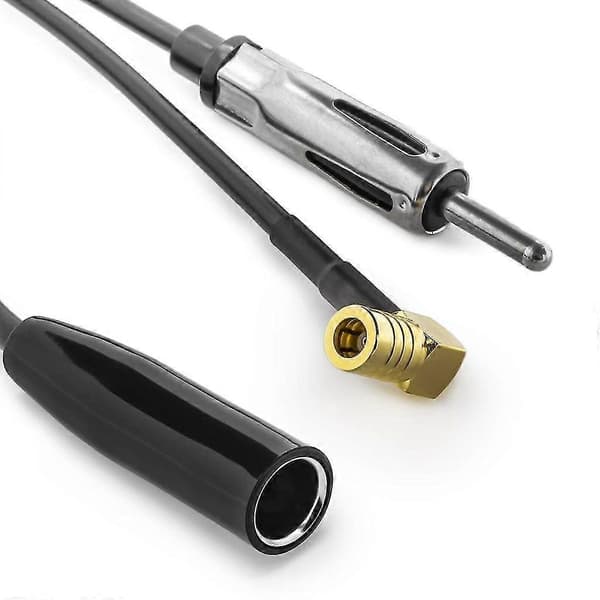 Oppgradert DAB Bilantenne Splitter SMB Adapter DIN-kontakt Bilradio DAB+ Antenne