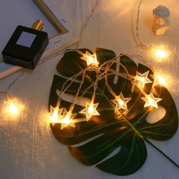 20 tähteä 2m koristeelliset LED-valosarjat KLB