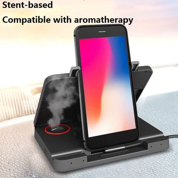 Car Dashboard Phone Holder HUD GPS Clip Vertical Horizontal with 360 Degree Rotation Detachable Magnetic Base