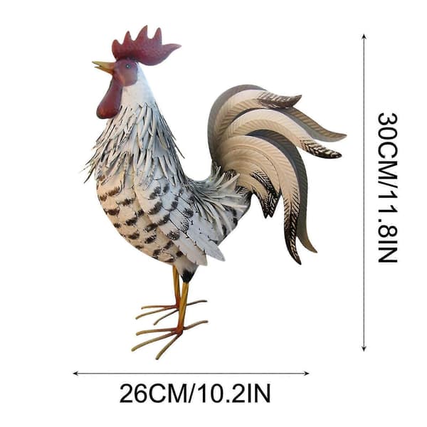 Metal Rooster Decorations Garden Decorations Yard Decorations 1Pcs 1Pcs