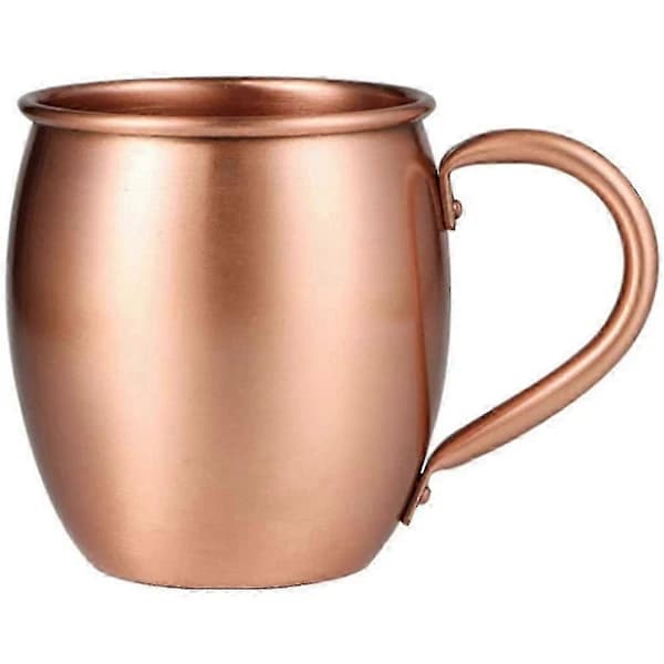 530ml 100% Pure Copper Mug for Bars and Restaurants - Perfect for Cold Drinks Rose Gold