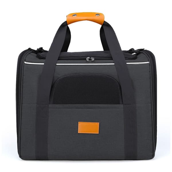 Portable Pet Travel Bag, Foldable Pet Carrier, Black