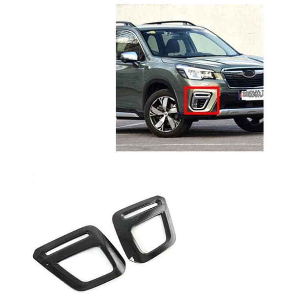 Tåkelysdeksel Trim for Forester Sport/Touring/E-BOXER/IS/SK 2019-2021 Svart Bil Tåkelys Trim Dekaler