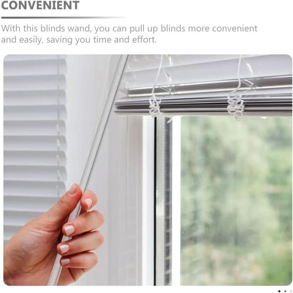 6pcs Acrylic Blind Wand Replacement with Hook, Simple and Generous Design, Practical Tool