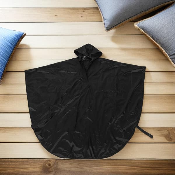 Waterproof Wheelchair Rain Poncho with Hook and Loop Closure, Full Coverage Rainwear