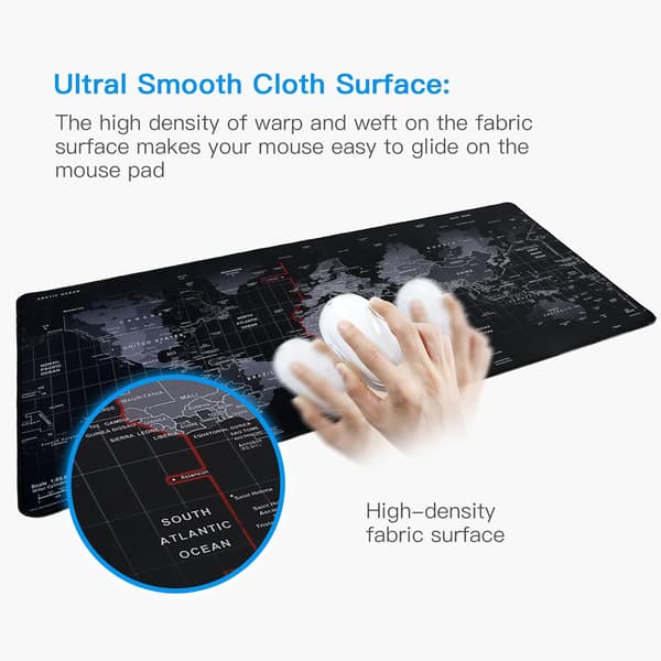 Gaming Mouse Pad, Large Mouse Pad Size 80x30CM 3MM Thickness, Non-Slip Computer Mouse Pad