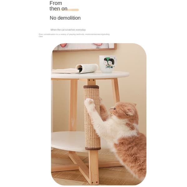Sisal Katteklorematte for å slipe klør Kattetre Katteklorestolpe Sofa Tepper Møbelbeskyttelse Størrelse M
