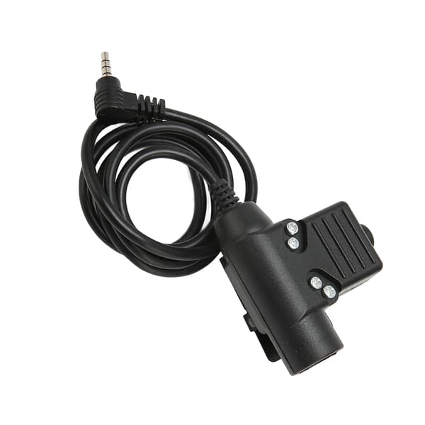 U94 PTT Kabelkontakt Adapter Plug and Play Headset Push to Talk Adapterkabel för YAESU FT 60r VX 3r VX2R VX5r VX2r