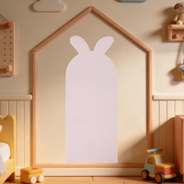 Rabbit Ear Whiteboard Sticker Dry Erase Board Self-Adhesive for Wall Peel and Stick Wallpaper Blackboard