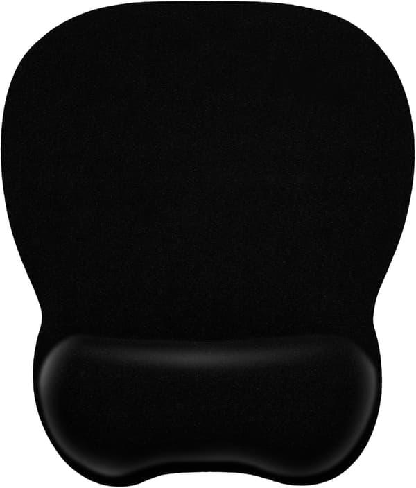 Musematte med ergonomisk håndleddsstøtte, 4 mm musematte med minneskumfyll, musematte for PC, datamaskin