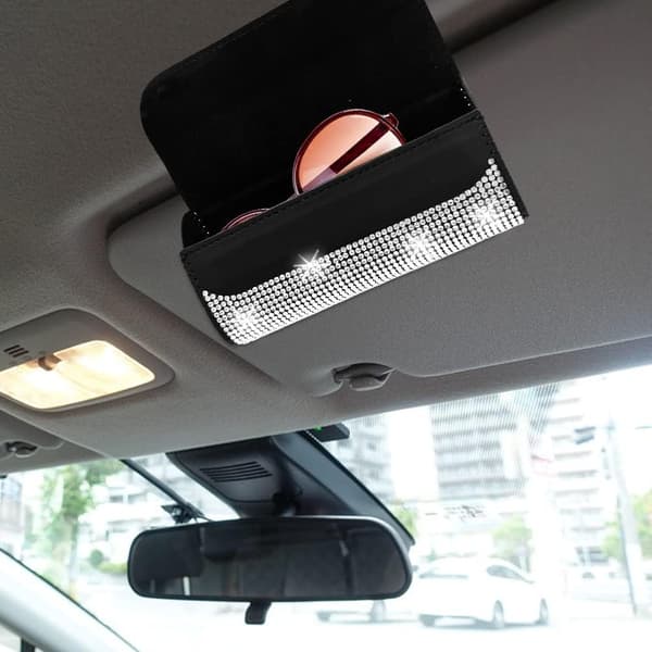 Bling-lasienpidike autokoukuilla, autolasikotelo Crystal Su