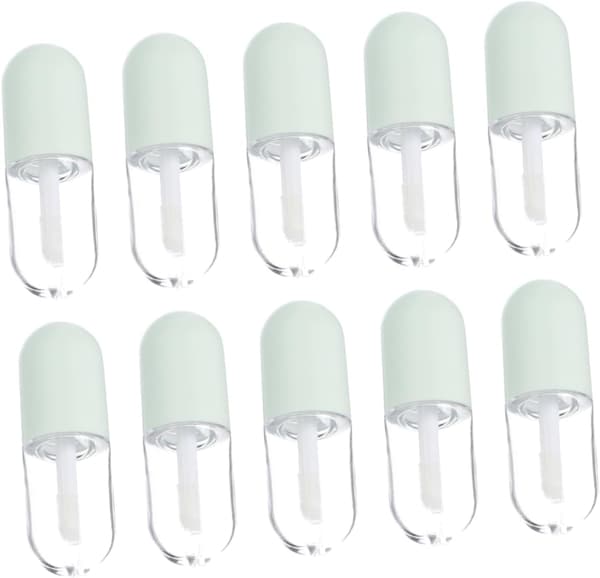 10 stk tomme lipglossbeholdere Leppepomadetuber DIY Lipglosstuber Leppeoljebeholdere