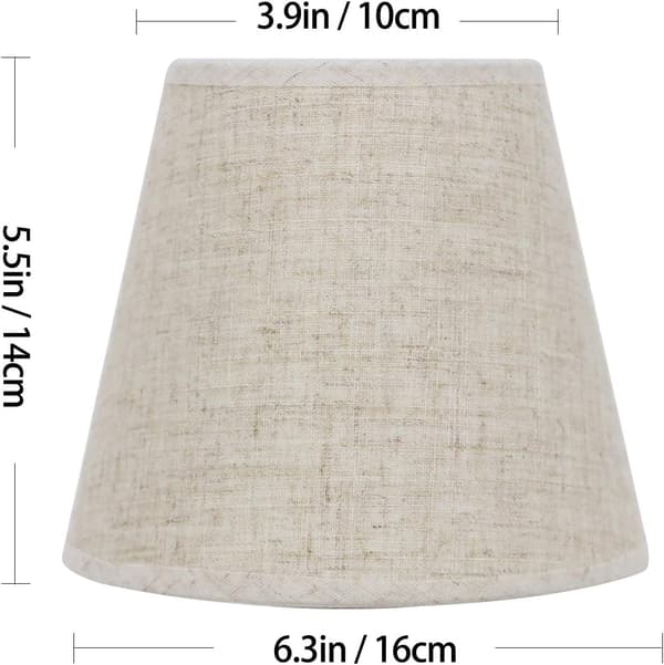 E14 Lampeskærme til sengebord, krystalvæglampe, lampe kandelaber (2 stk)