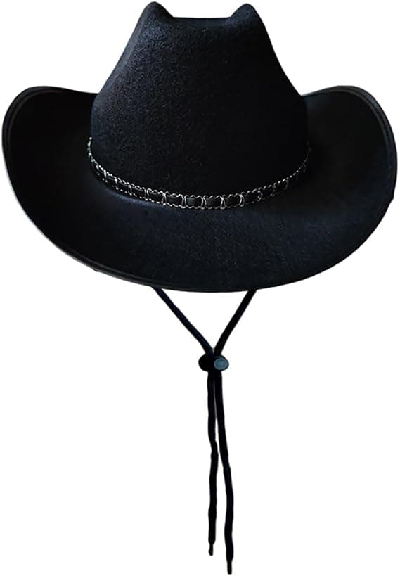 2 stk. Cowboyhatte til Voksne Udklædning Brun og Sort