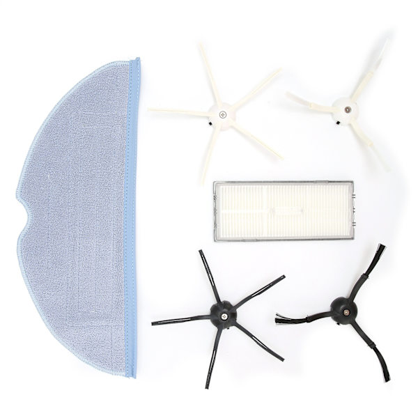 Cleaning Mop, Filter Element, Side Brush Kit Replacement for T7S T7plus S7 Sweeping Robot