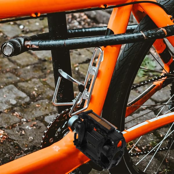 Cykelpedaler Par Sorte Flade Skridsikre Cykelpedaler Erstatning