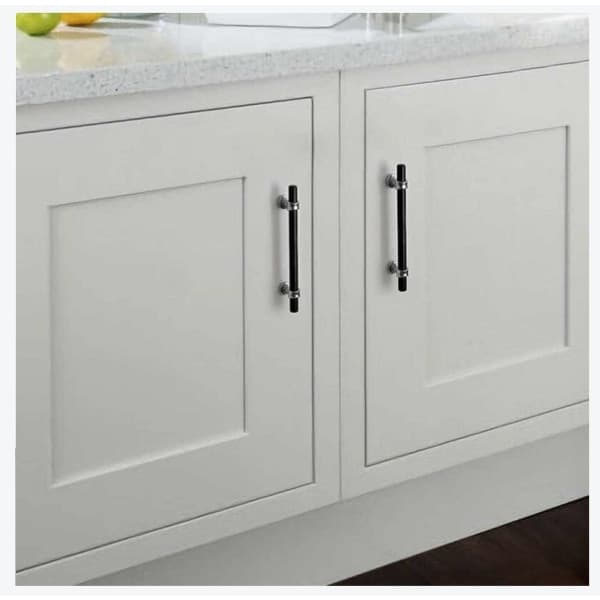 Cabinet Handles, 4 Pieces Black Kitchen Cabinet Handles, Door Bar Pull
