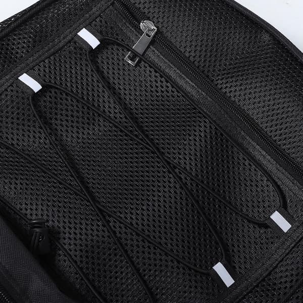 Lightweight Foldable Mesh Backpack Black – Breathable Quick-Drying Sports Backpack