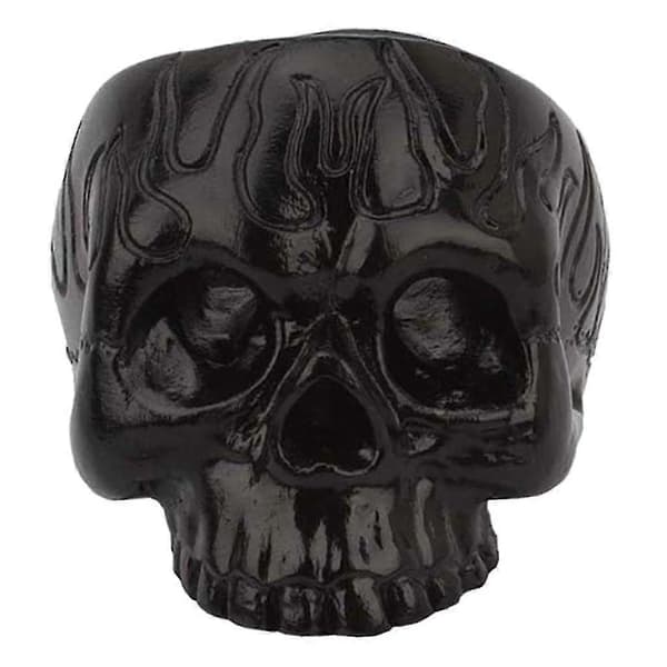 2026 2-pack Dödskalle Ljushållare Ljusstake Figur Soffbord Halloween Middagsdekoration