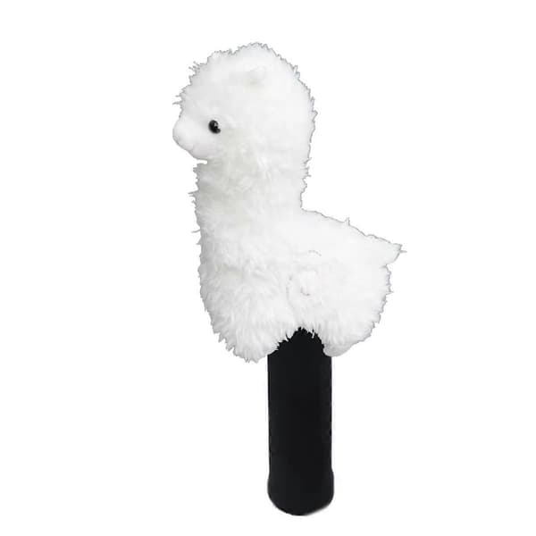 Söta Alpaca Golf Putter Skydd Blad Klubbhuvudskydd Golfskydd Passar Bladputters för Män Kvinnor