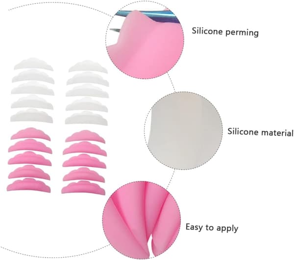 4 poser øjenvippe permanent afstand øjenvippe permanent puder makeup værktøj til brug med vippe klynger