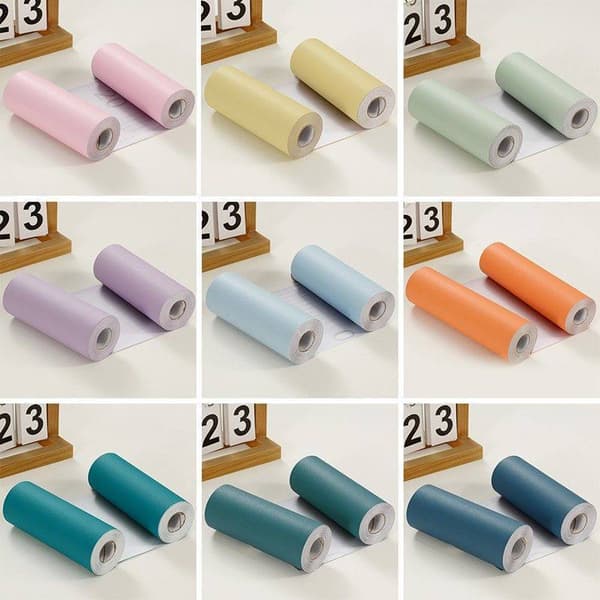 Warm White Self-Adhesive Wall Border 15cm x 500cm, Reusable, Easy to Apply for Interior Decoration