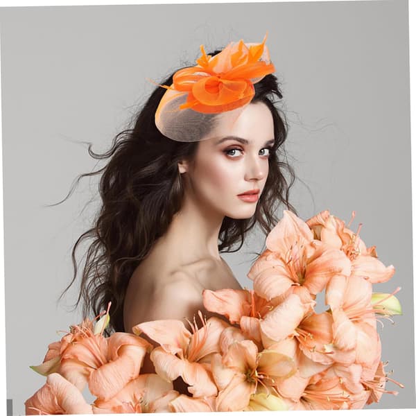 Fascinatorhat Pandebånd og Netdesign til Bryllup, Teselskab og Banket Elegant Brudehårstilbehør