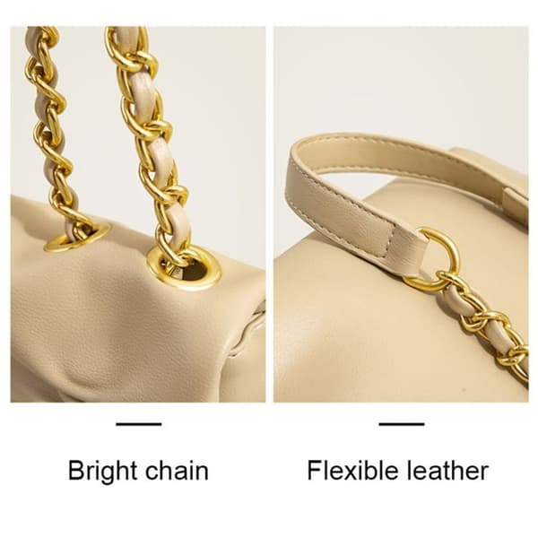 BLZF--9042 Cloud-Shaped Pleated Large Capacity Clutch Bag, One Shoulder Bag