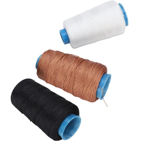 3 st Bonded Nylon Tråd Dragon Rep Sömnad Läder Jeans Vävning Hår Broderiverktyg