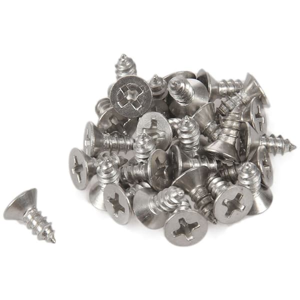 30 stk 304 rustfrie stålskruer x 10 mm
