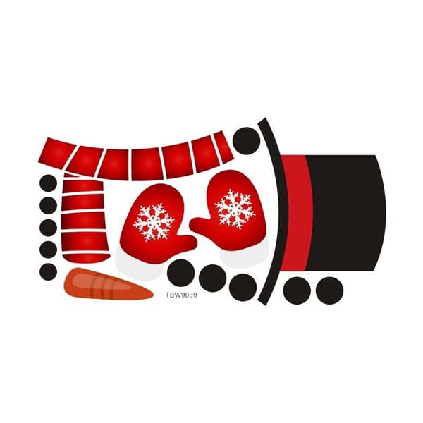 16 st Snögubbe Kylskåpsmagneter | Juldekorationer | Stor
