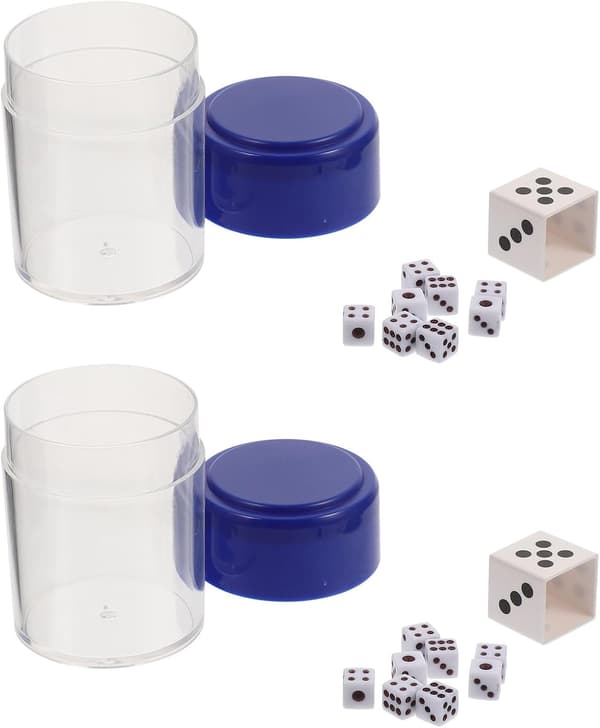 2 sett Gimmick eksplosjonsterninger for illusjonstriksrekvisitter Kreativ scene festfavoritt Nyhet transformerende terningmodell