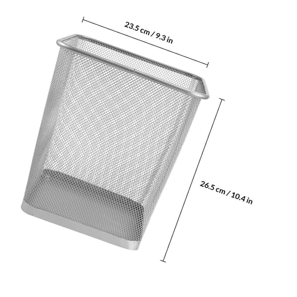 Hushållssoptunna Papperskorg 12l Järn Läckagesäker Design Enkel Vacker Ihålig Stil
