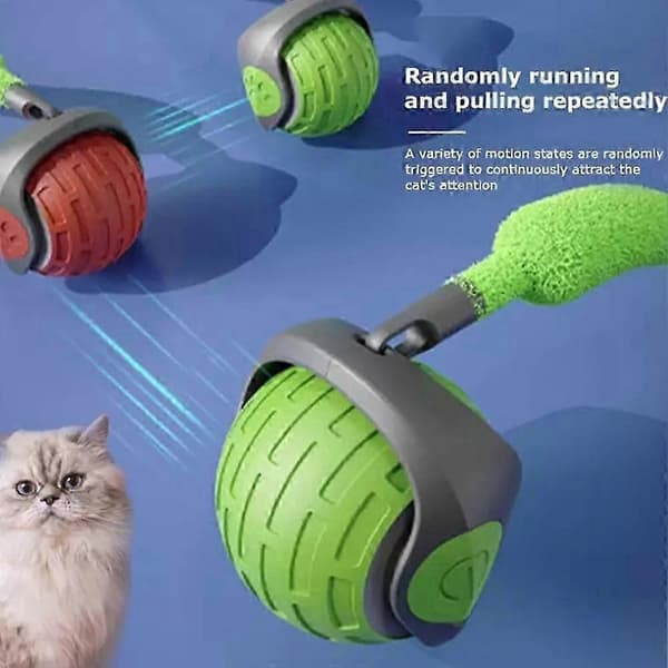 Speedy Tail 2.0 Interactive Cat Toy, Speedy Tail 2.0 Cat Toy, Automatic Moving Interactive Cat Toy [DB] Blue Blue