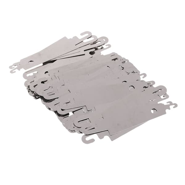 100 pcs Metal Needle Threader with Large Eye Embroidery for Cross Stitch Threading Tool